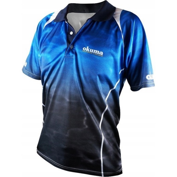 Футболка OKUMA Blue Polo S 55012 Футболка OKUMA Blue Polo S 55012